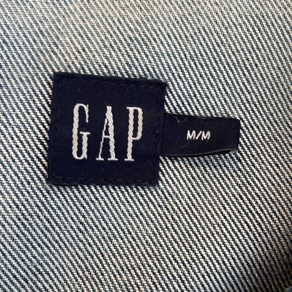 Gap Denim Fitted Jacket Medium - Picture 7 of 8